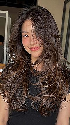 Adding Soft Dimension with Caramel Mocha Layered Highlights