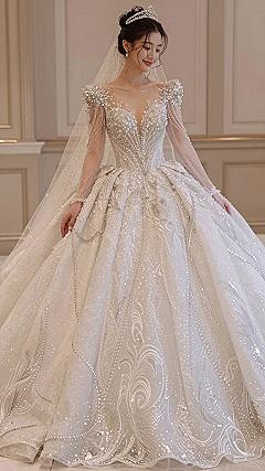 Styling an Updo With Sparkling Tiaras and Veils
