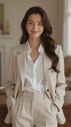 Styling Structured Blazers With Crisp Button Down Shirts