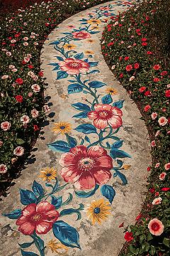 Vibrant Garden Walkway Designs: A Colorful Path to Your Backyard