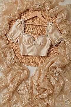 Trending Blouse Designs 2026: Sweetheart Neck Party Wear