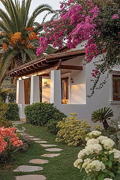 Mediterranean House Inspo: Dream Backyard Garden Retreat