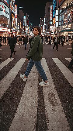 Tokyo’s Shibuya Crossing: Dynamic DSLR Background Images for Travel Photos