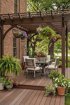 Stunning Backyard Deck Pergola: Elevate Outdoor Living