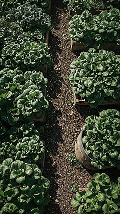 Lush Green Paradise: Rustic Garden Decor for a Thriving Veggie Garden