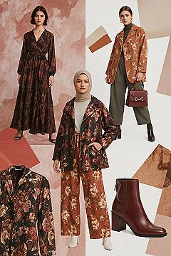 Autumn Blooms Pattern Trend AW25/26: Floral Fashion Forecast