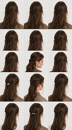 Aesthetic Protective Hairstyles: Easy Braids & Updos for School
