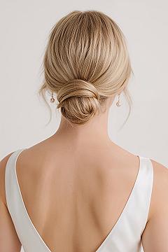 Simple & Elegant Low Bun Tutorial for Effortless Wedding Hair