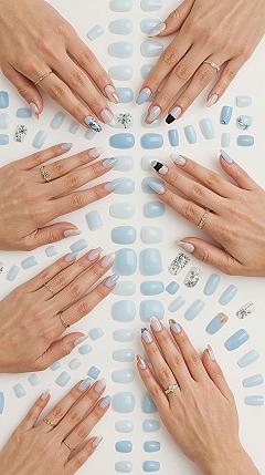 Trendy Blue Summer Nail Art: 15 Light & Baby Blue Ideas for 2026