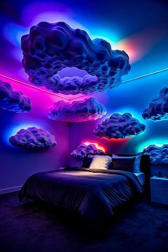 DIY LED Cloud Ceiling: Aesthetic Room Lighting Ideas