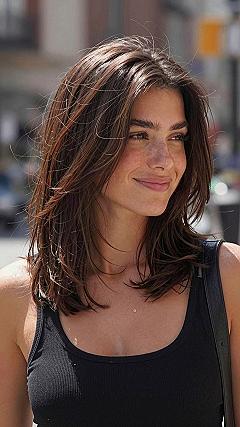 Maintaining Medium Length Layered Hair For Round Faces