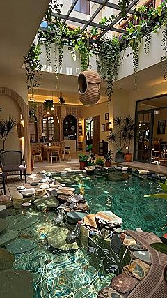 Adding Indoor Water Features to Traditional Spanish Homes