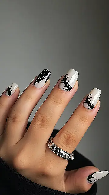Spooky Chic:  Fright-Night Mani