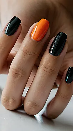 Spooktacular Pumpkin Nails!