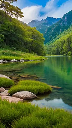 Sun-Kissed Lagoon: