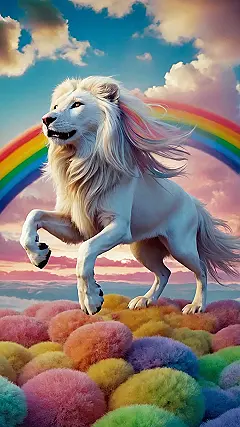 Rainbow Lion Dreamscapes: