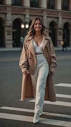 Trench Coat Majesty: Fall’s Style Statement