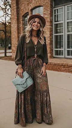 Boho Chic: Fall’s Fashion Muse