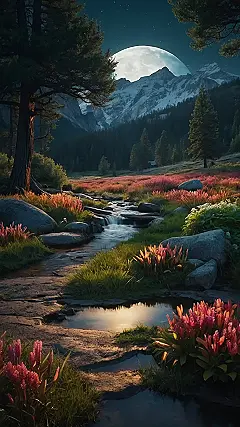 Moonlight Meadow Magic