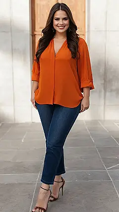 Plus Size Fashion: Orange You Glad You’re Stylish?