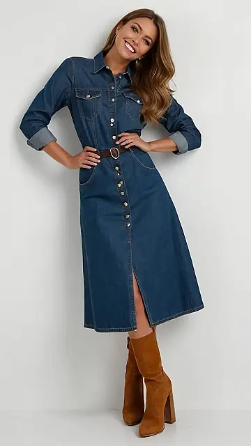 Denim Dressin’ like a Queen!