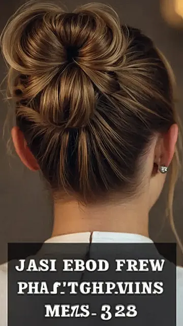 Mom’s Busy Bun: The “I’m Not a Mess, I’m Just Busy” Hairstyle!