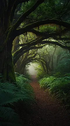 Into the Mossy Mist