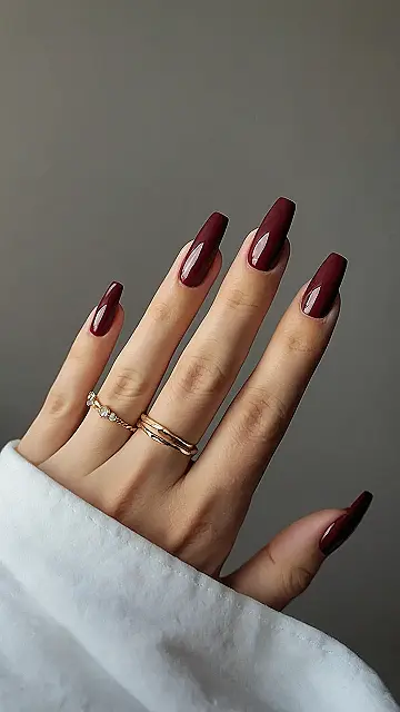 Burgundy Luxe: