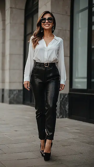 Rockin’ the Leather Look!