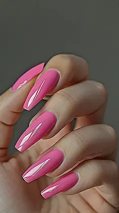 Pink Zenith Nails
