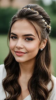 Your Half-Up Prom Glow