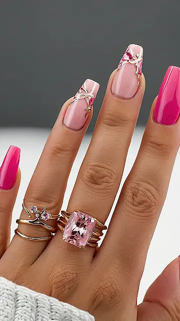 Sun-Kissed Pink Mani