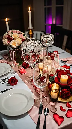 Romantic Table Bloom