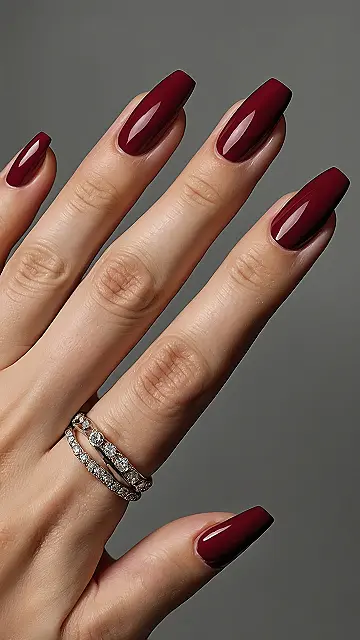 Fierce Red Acrylics
