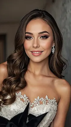 Bridal Waves: Brunette Edition
