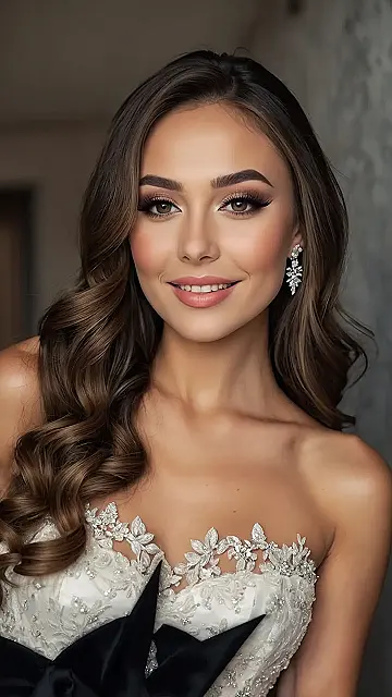 Bridal Waves: Brunette Edition