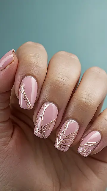 Gilded Rose Nails