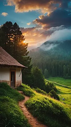 Pastel Skies over Tranquil Lagoons