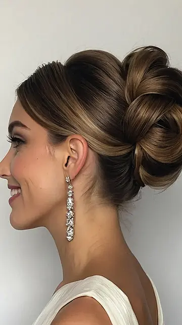 Bridal Hair Goals: French Twist