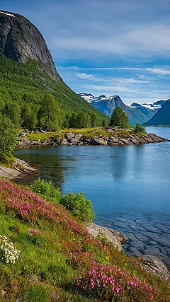 Mirrored Peaks of Norway