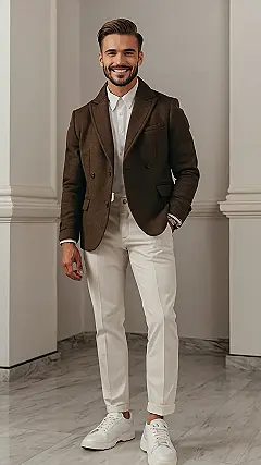 Blazers and Sneakers:  Fashion That Doesn’t Play by the Rules!: