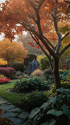 Autumn Garden Glow
