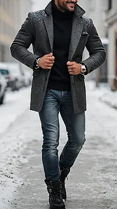 Here’s a catchy title and two paragraphs based on the image and keyword “mens winter fashion”: