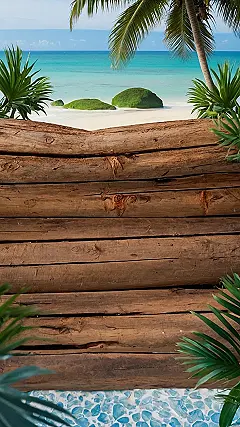 Behind Paradise Logs