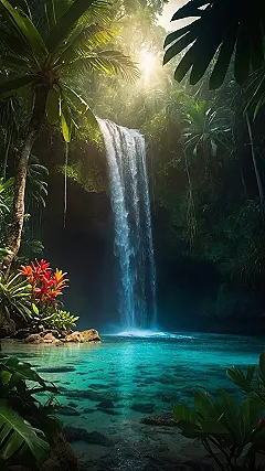 Waterfall Romance