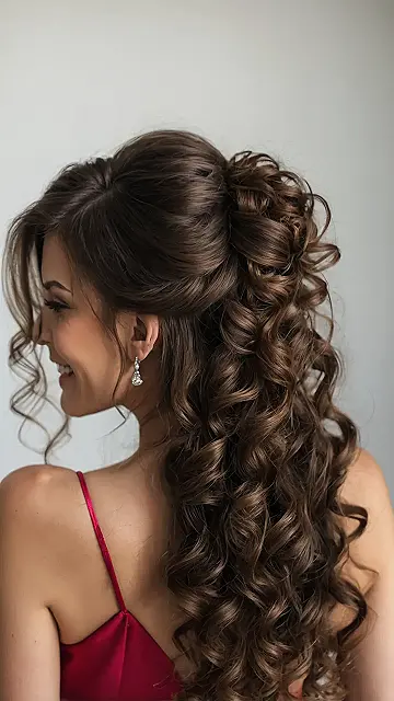 Effortless Bridal Curls