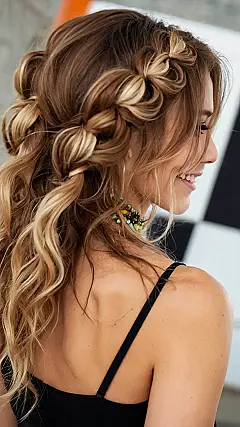 Here’s a title and two paragraphs, suitable for a grade 9 student, based on the image and the keyword “Hippie Hairstyles”: