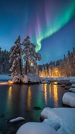 Sky Dance Over Scandinavia