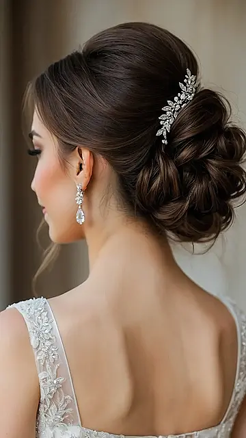 Bridal Hair Under the Sun
