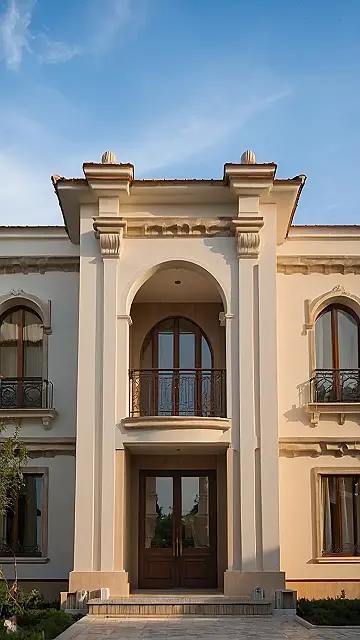 *   Vintage Modern Villa